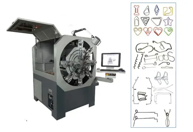 dobladora de alambre automática